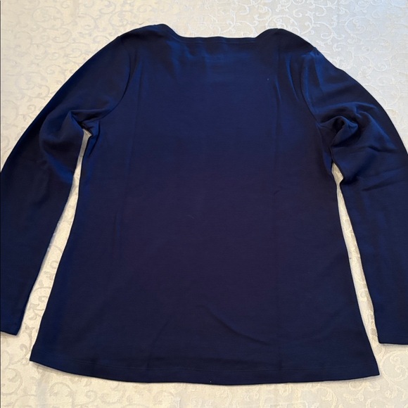 Croft & Barrow Holiday Cardinal Long Sleeve Tee Shirt - Picture 8 of 10